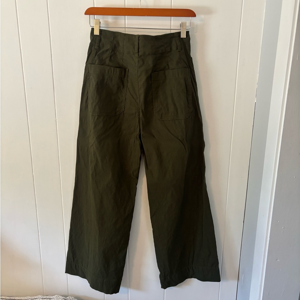 The Colette Crop Wide-Leg Pants by Maeve.